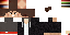 Minecraft skin texture, 64x32 legacy pixels