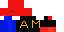 Minecraft skin texture, 64x32 legacy pixels
