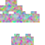 Minecraft skin texture, 64x64 pixels