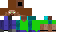 Minecraft skin texture, 64x32 legacy pixels