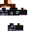 Minecraft skin texture, 64x64 pixels