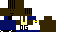 Minecraft skin texture, 64x32 legacy pixels