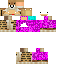Minecraft skin texture, 64x64 pixels