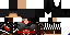 Minecraft skin texture, 64x32 legacy pixels