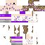 Minecraft skin texture, 64x64 pixels