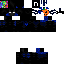 Minecraft skin texture, 64x64 pixels