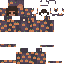 Minecraft skin texture, 64x64 pixels