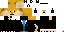 Minecraft skin texture, 64x32 legacy pixels