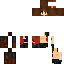Minecraft skin texture, 64x64 pixels