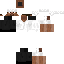 Minecraft skin texture, 64x64 pixels