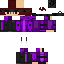 Minecraft skin texture, 64x64 pixels