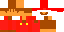 Minecraft skin texture, 64x32 legacy pixels