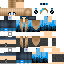Minecraft skin texture, 64x64 pixels