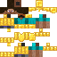 Minecraft skin texture, 64x64 pixels