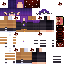Minecraft skin texture, 64x64 pixels
