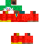 Minecraft skin texture, 64x64 pixels