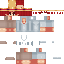 Minecraft skin texture, 64x64 pixels