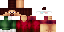 Minecraft skin texture, 64x32 legacy pixels