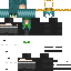 Minecraft skin texture, 64x64 pixels