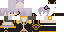 Minecraft skin texture, 64x32 legacy pixels