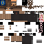 Minecraft skin texture, 64x64 pixels