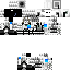 Minecraft skin texture, 64x64 pixels