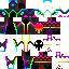Minecraft skin texture, 64x64 pixels