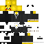 Minecraft skin texture, 64x64 pixels