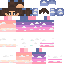 Minecraft skin texture, 64x64 pixels