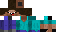 Minecraft skin texture, 64x32 legacy pixels