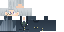 Minecraft skin texture, 64x32 legacy pixels