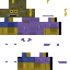 Purple Minecraft skin texture, 64x64 pixels