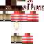 Minecraft skin texture, 64x64 pixels