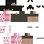Minecraft skin texture, 64x64 pixels