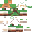 Minecraft skin texture, 64x64 pixels