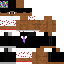 Minecraft skin texture, 64x64 pixels