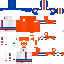 Minecraft skin texture, 64x64 pixels
