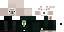 Minecraft skin texture, 64x32 legacy pixels