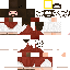Minecraft skin texture, 64x64 pixels