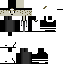 Minecraft skin texture, 64x64 pixels