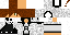 Minecraft skin texture, 64x32 legacy pixels
