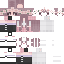 Pink Minecraft skin texture, 64x64 pixels