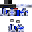 Minecraft skin texture, 64x64 pixels