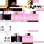 Pink Minecraft skin texture, 64x64 pixels