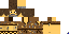 Minecraft skin texture, 64x32 legacy pixels