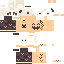 Minecraft skin texture, 64x64 pixels