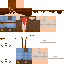Minecraft skin texture, 64x64 pixels