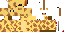 Minecraft skin texture, 64x32 legacy pixels