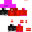 Minecraft skin texture, 64x64 pixels