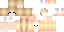 Minecraft skin texture, 64x32 legacy pixels